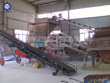 小型有機肥濕法造?，F(xiàn)場