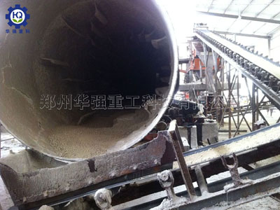 轉鼓造粒機肥料生產線現場